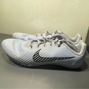 Nike Mens 10.5 Zoom Rival M Track & Field Cleats Gray